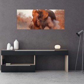 Obraz - Veľký slon africký (120x50 cm)