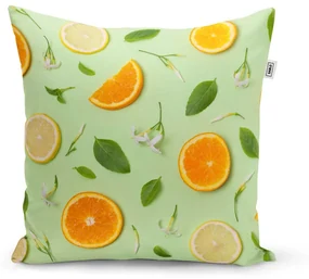 Sablio Vankúš Citrus a kvet - 40x40 cm
