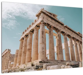 Sklenený obraz - Antický akropolis (70x50 cm)