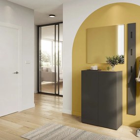 Biela predsieňová zostava v dekore duba 74x200x33 cm Alviano – Germania