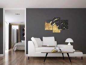 Obraz - Zlatá štruktúra N⁰1 (90x60 cm)
