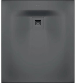 DURAVIT Sustano obdĺžniková sprchová vanička z materiálu DuraSolid, Antislip, 900 x 800 x 30 mm, tmavo šedá matná, 720270650000000