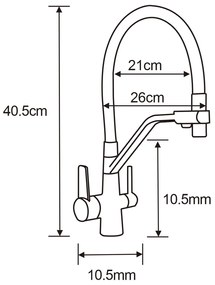 Mexen Matias, 1,5-komorový granitový drez 900x505x200 mm a drezová batéria Duo, šedá, 6502-71-671701-57-B