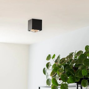 Dizajnové bodové svetlo čierne štvorcové - Box