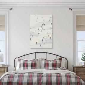 Obraz zimné radovánky na svahu