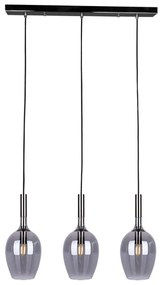 Luster na lanku LUGANO 3xE14/40W/230V šedá