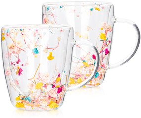 4Home Termo pohár Floral Hot&Cool 300 ml, 2 ks