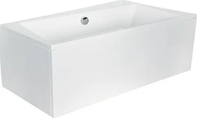 Besco Akrylátová asymetrická vaňa Infinity 150x90 (160x100, 170x110) BESCO-Rozmery: 160x100, BESCO-Farba: Biela, BESCO-Orientácia: Ľavá
