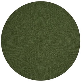 Zelený okrúhly vonkajší koberec ø 200 cm - NORTHRUGS