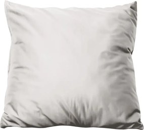 Polášek Povlak na vankúš z bavlneného saténu - Silver | 50 x 50 cm