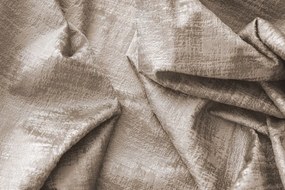 Zatemňovací záves LOOM VELVET 140x250 cm, béžovohnedý Zavesenie: Kovové krúžky