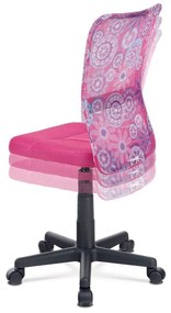 Autronic -  Kancelárska kids stolička KA-2325 PINK, ružová mesh