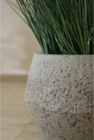 Moderný kvetináč BRIGATA, vláknocement, 36x22 cm, sivý