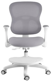 Detská rastúca stolička Neoseat JUNI 006 — látka, sivá