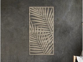 drevko 3D obraz na stenu Palmové listy Rozmer obrazu: 44,5 x 22,5 cm, Farba dekorácie: Čierna