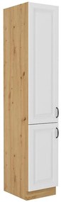 Kuchynská skrinka Stilo biela mat/artisan 40DK-210 2F