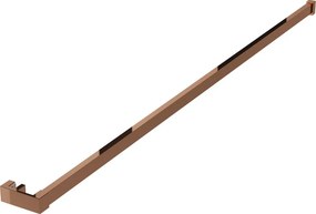 Mexen Kioto, vešiak na uteráky pre sprchovú zástenu, max. 140 cm, ružové zlato, 800-06-60