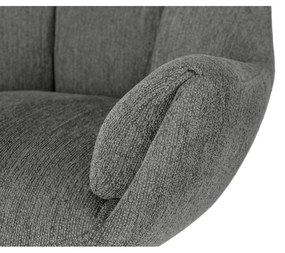 Sivé kreslo Odette – Marckeric