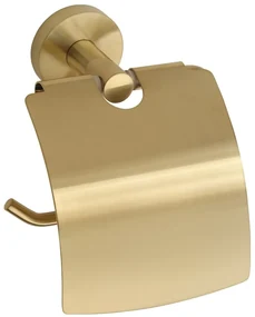 Sapho Sapho, X-ROUND GOLD držiak toaletného papiera s krytom, zlatá matná, XR732GB