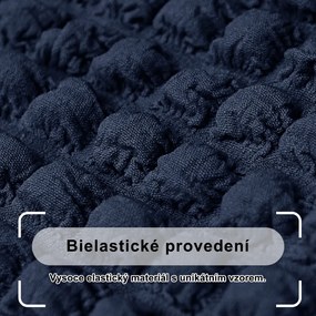 Bielastický poťah na dvojmiestnu pohovku BestBerg / námornícka