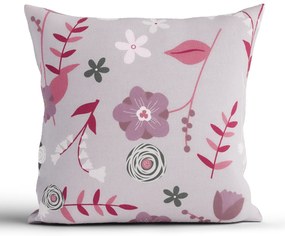 Bavlnená obliečka na vankúš Renforcé 40 × 40 cm - Dora sivá