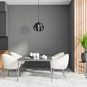 Luster na lanku NEWTON 1xE27/15W/230V čierna