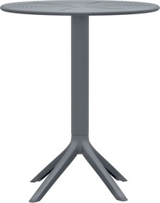Okrúhly stôl Lacota 60 cm - antracitová