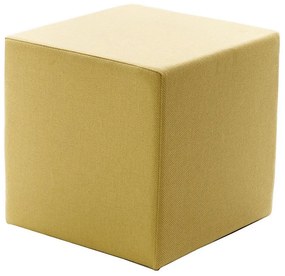 Taburet CUBI 40x40 cm žltý