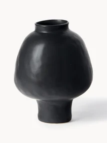 Ručne vyrobená váza z kameniny Saki, V 32 cm