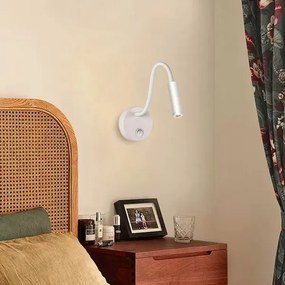 Brilagi - LED Flexibilná nástenná lampa MAYA LED/3W/230V 4000K biela