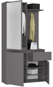 Predsieňová zostava ENTRO grafitová