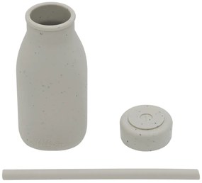 Fľaša so slamkou Platinum Silicone Sand