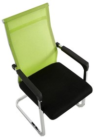 Tempo Kondela Zasadacia stolička, zelená/čierna, RIMALA NEW