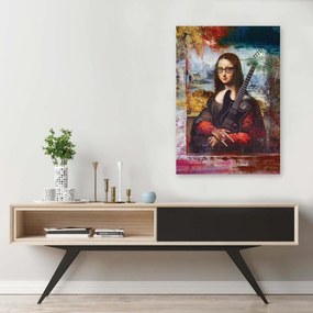 Gario Obraz na plátne Mona Lisa s gitarou - Jose Luis Guerrero Rozmery: 40 x 60 cm
