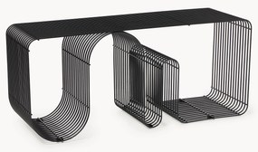 Kovová lavica Curva