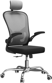 Kancelárska otočná stolička DORY - sivé