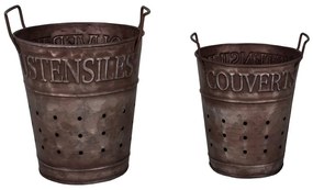 Kovové stojany na kuchynské náčinie 2 ks - Antic Line