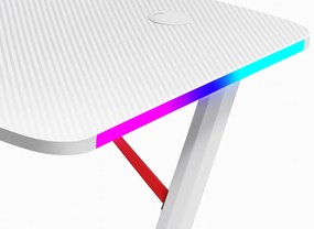 Herný stôl BG01 biely 140 cm