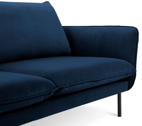 Zamatová trojmiestna pohovka Vienna 200 × 92 × 95 cm