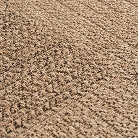 Hnedý okrúhly vnútorný a vonkajší koberec ø 160 cm Timber 1405 – Ayyildiz Carpets