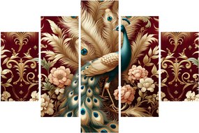 Obraz – Elegantný páv (150x105 cm)