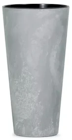 Plastový kvetináč DTUS300E 30 cm - sivý betón