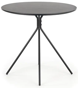 Čierny jedálenský stôl PHANTOM 80x80