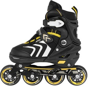 Ramiz Sada kolieskových korčúľ 4 v 1 Korčule pre deti Veľkosť 29-33 Žltá