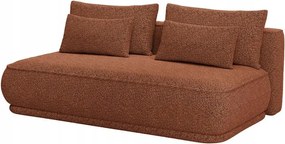 Pohovka trojsedačka Lesanna (medená čierna)