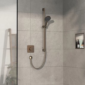 Hansgrohe ShowerSelect Comfort Q - Termostat pod omietku pre 1 spotrebič, kartáčovaný bronz 15581140