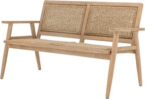 Záhradná pohovka z masívneho dreva v prírodnej farbe Sorrento – Bloomingville