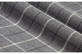 Sivé kreslo ušiak Swan – Ropez