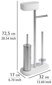 WENKO 24420100 - WC súprava RIVAZZA 17x72,5 cm biela