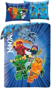 Posteľné obliečky z mikrovlákna LEGO Ninjago - 70x90 cm + 140x200 cm
